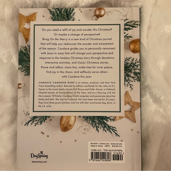 Bring on the Merry Advent Book by Candace Cameron Bure - Picture 3 of 3